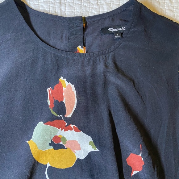 Madewell Silk Floral Top - Picture 2 of 4